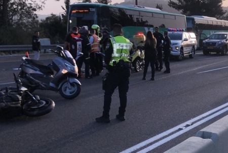3 اصابات خطيرة بحوادث طرق في اللد ويانوح جث وقرب القدس